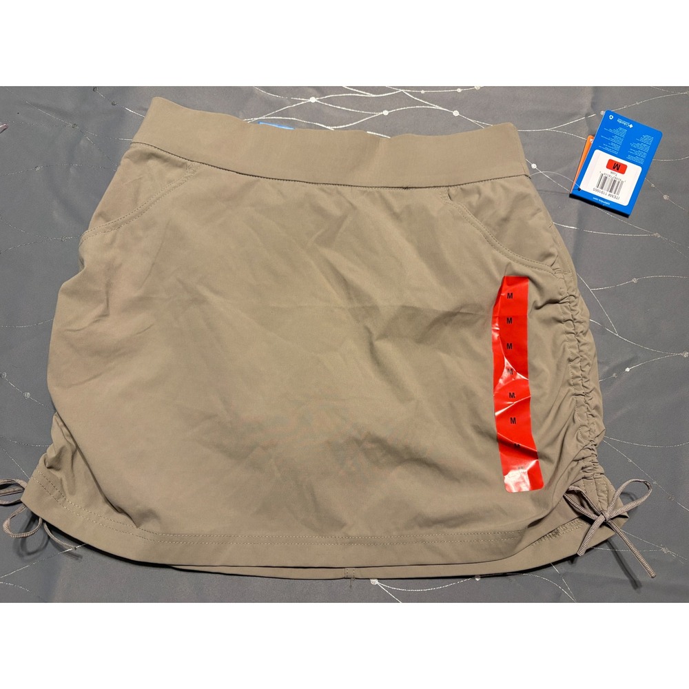 Columbia Anytime Casual Skort Tan Beige Omni-Shade Active Fit Medium XK3835